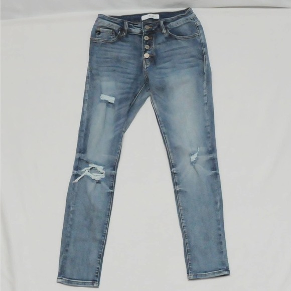 2 for $10 KANCAN Estillo Button Fly Jeans RN 144635 Size 3/25 - Picture 1 of 10